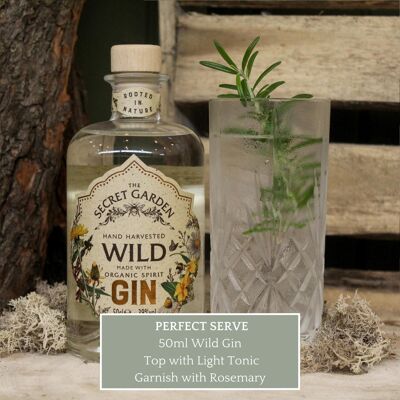 Secret Garden Wild Gin Made with Organic Spirit 50cl x 6