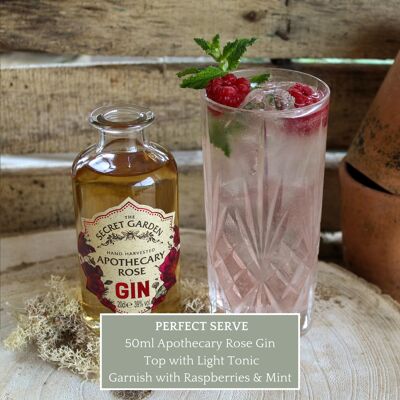 Secret Garden Apothecary Rose Gin 50cl x 6