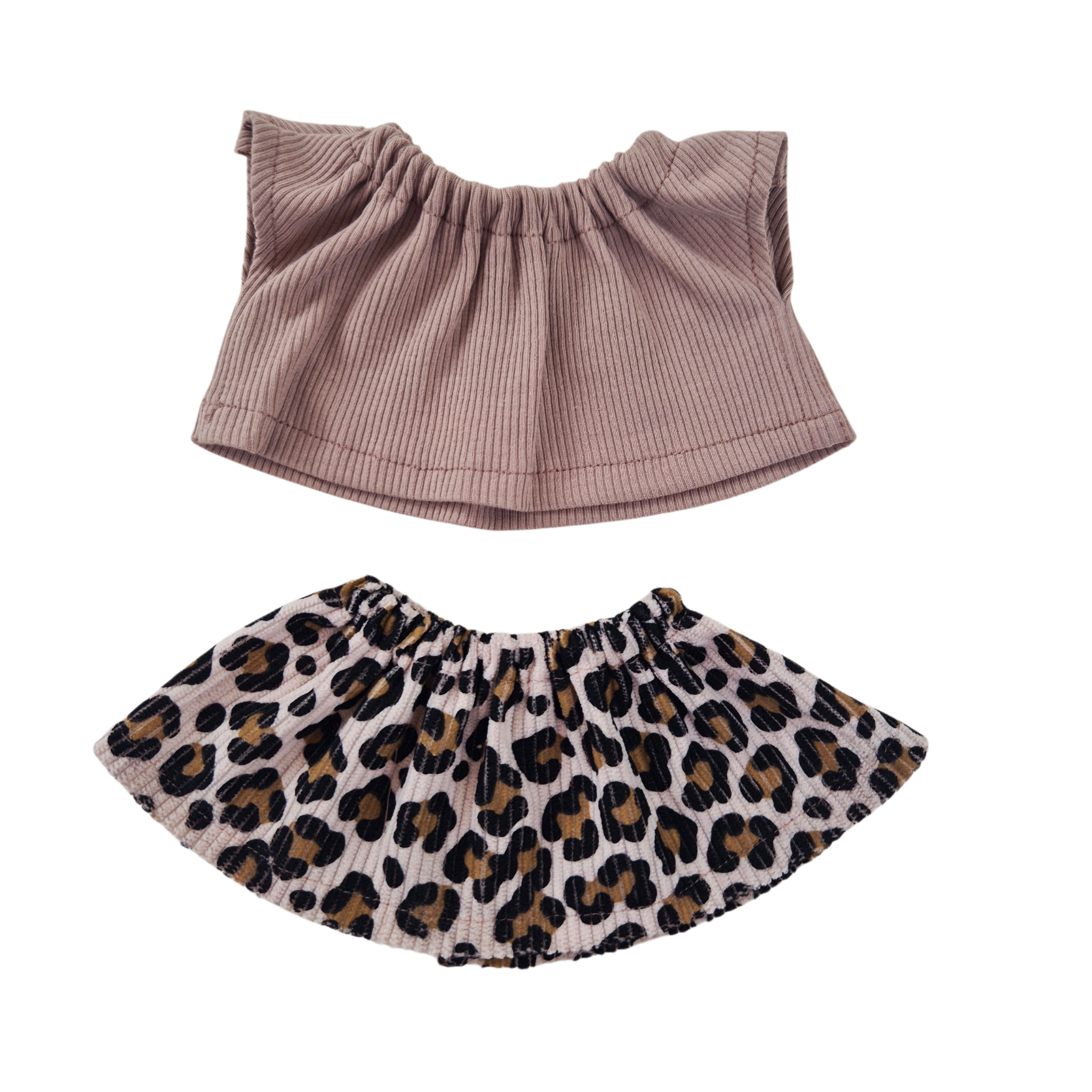 FELIX - jupe + tee-shirt beige