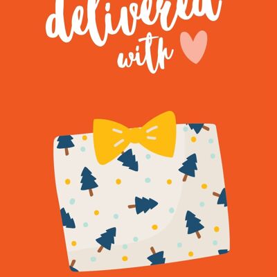 Delivered with love | Card A6