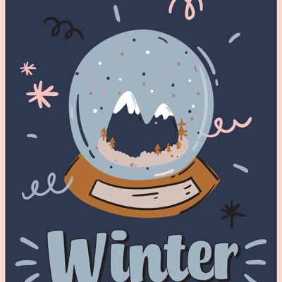 magie de l'hiver | Carte A6