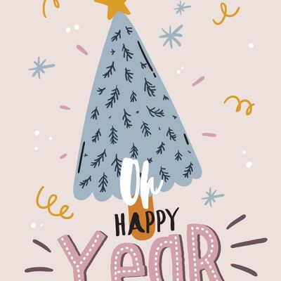 oh happy year | Card A6