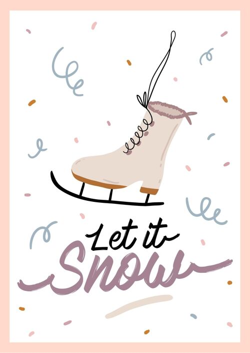 Let it snow | Kaart A6