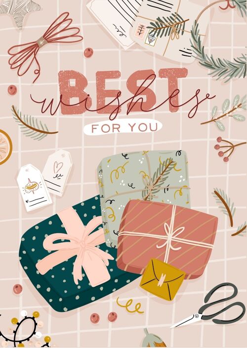 Best wishes for you | Kaart A6