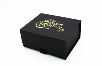 Petite bougie en cire d'abeille et coffret cadeau miel - Hiboux 2