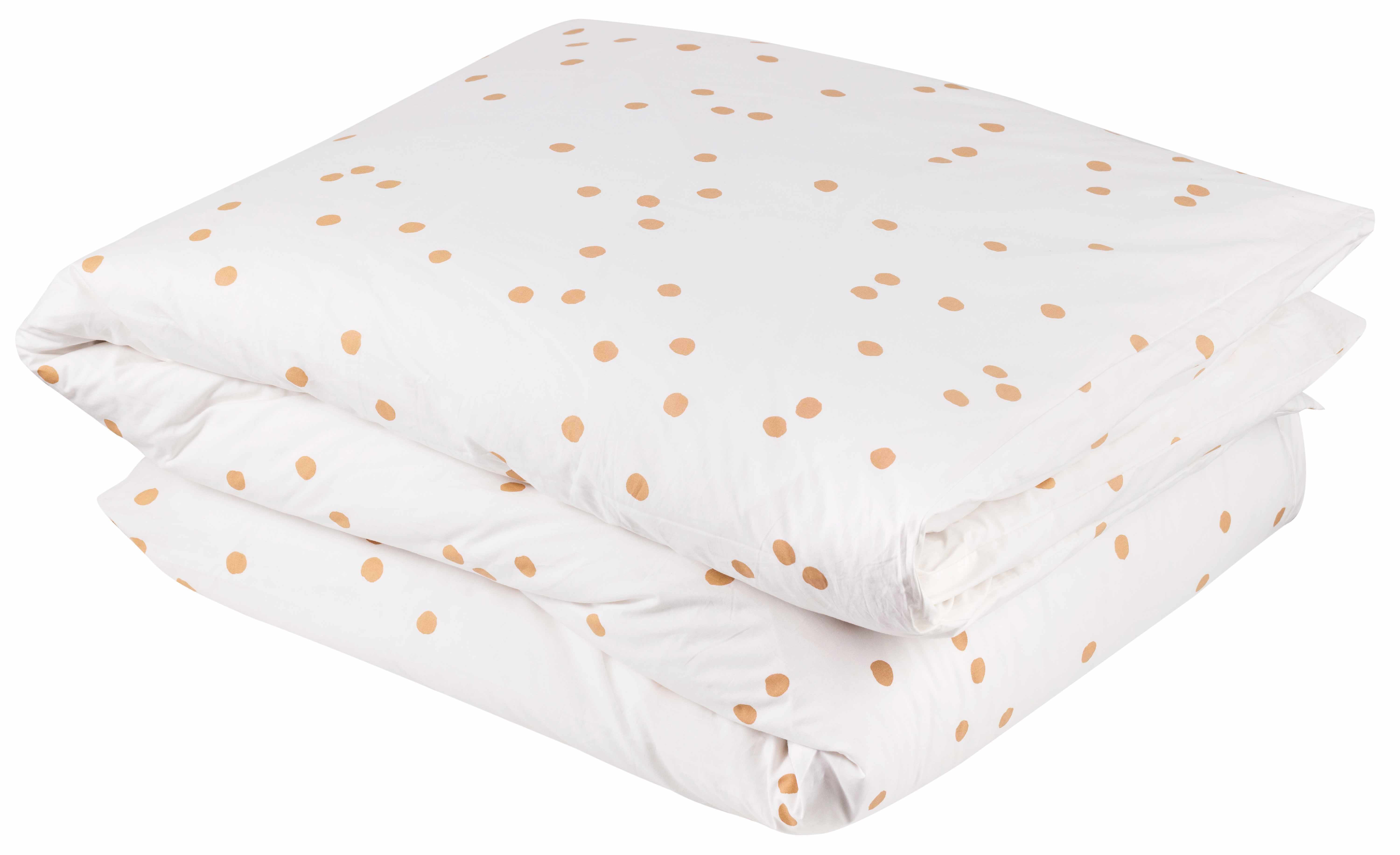 Housse de couette Odette Milk/Bronze 240 x 220