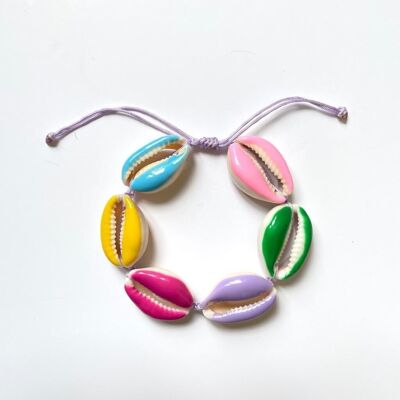 Multicolored Shell Bracelet