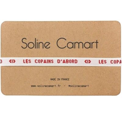 LES COPAINS D'ABORD - Rouge - Sans Charm