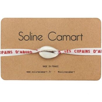 LES COPAINS D'ABORD - Rouge - Coquillage
