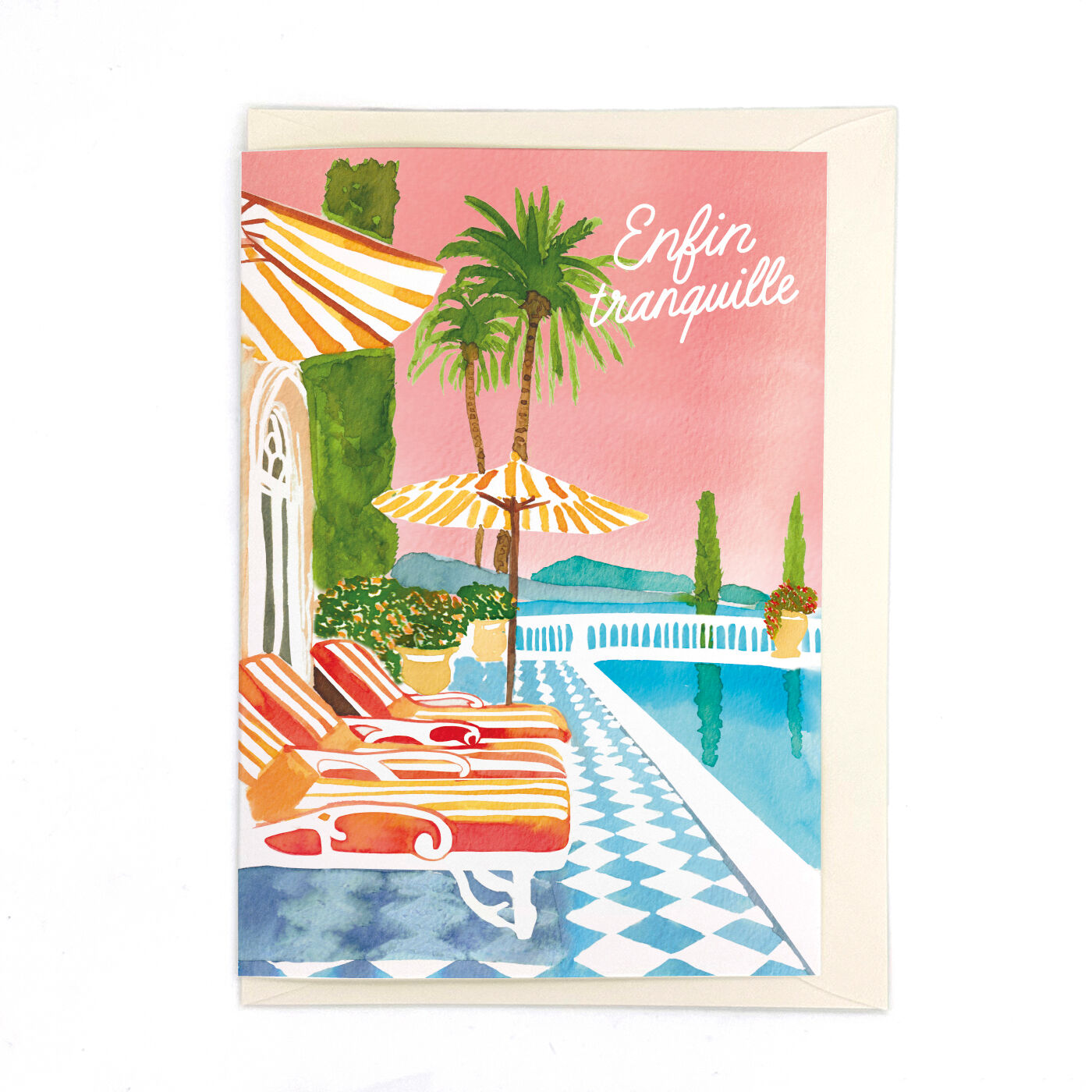 Carte XL La Piscine "Enfin tranquille" Quartier Libre