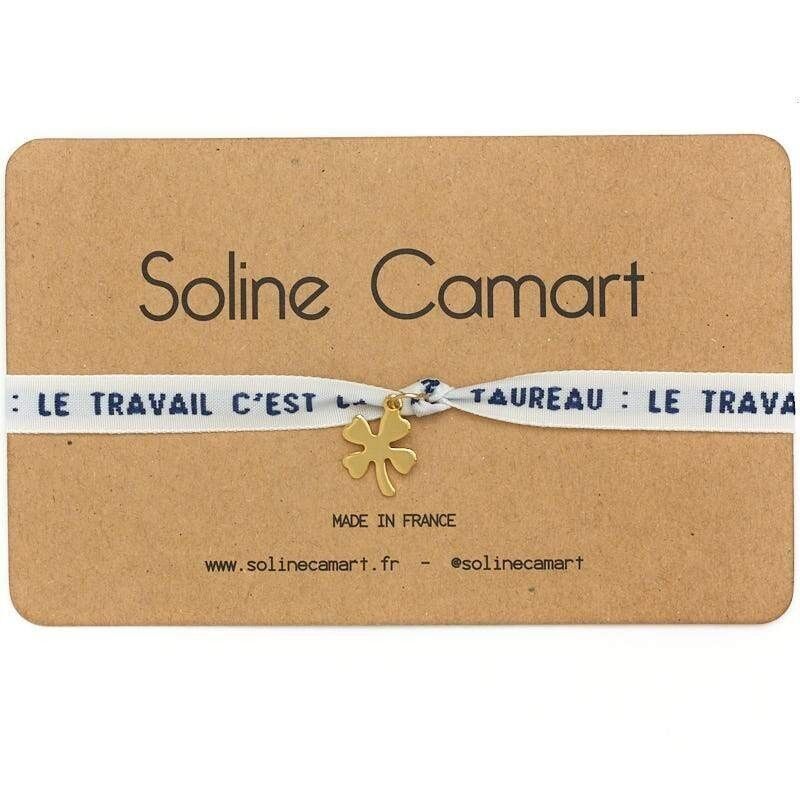 TAUREAU : LE TRAVAIL C'EST LA SANTÉ - Bleu - Trèfle Doré