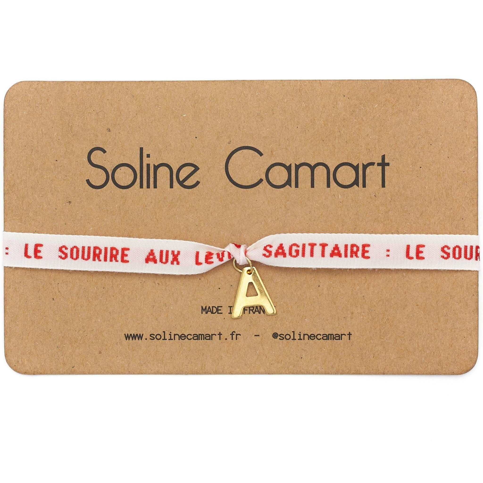 SAGITARIO: SONRISA EN LOS LABIOS - Rojo - Letra