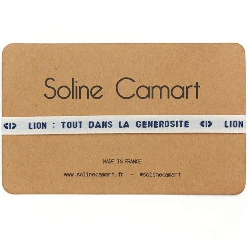 LION : TOUT DANS LA GÉNÉROSITÉ - Bleu - Sans Charm
