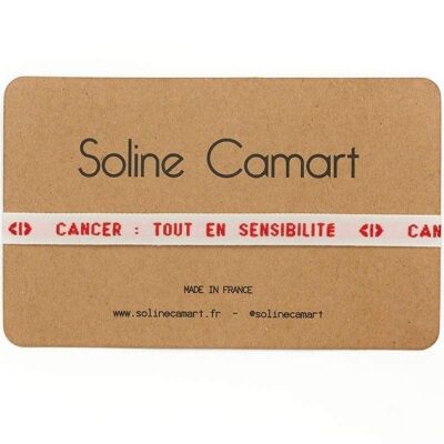 CANCER : TOUT EN SENSIBILITÉ - Rouge - Sans Charm