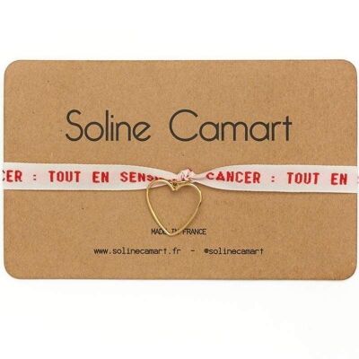 CANCER : TOUT EN SENSIBILITÉ - Rouge - Cœur Doré