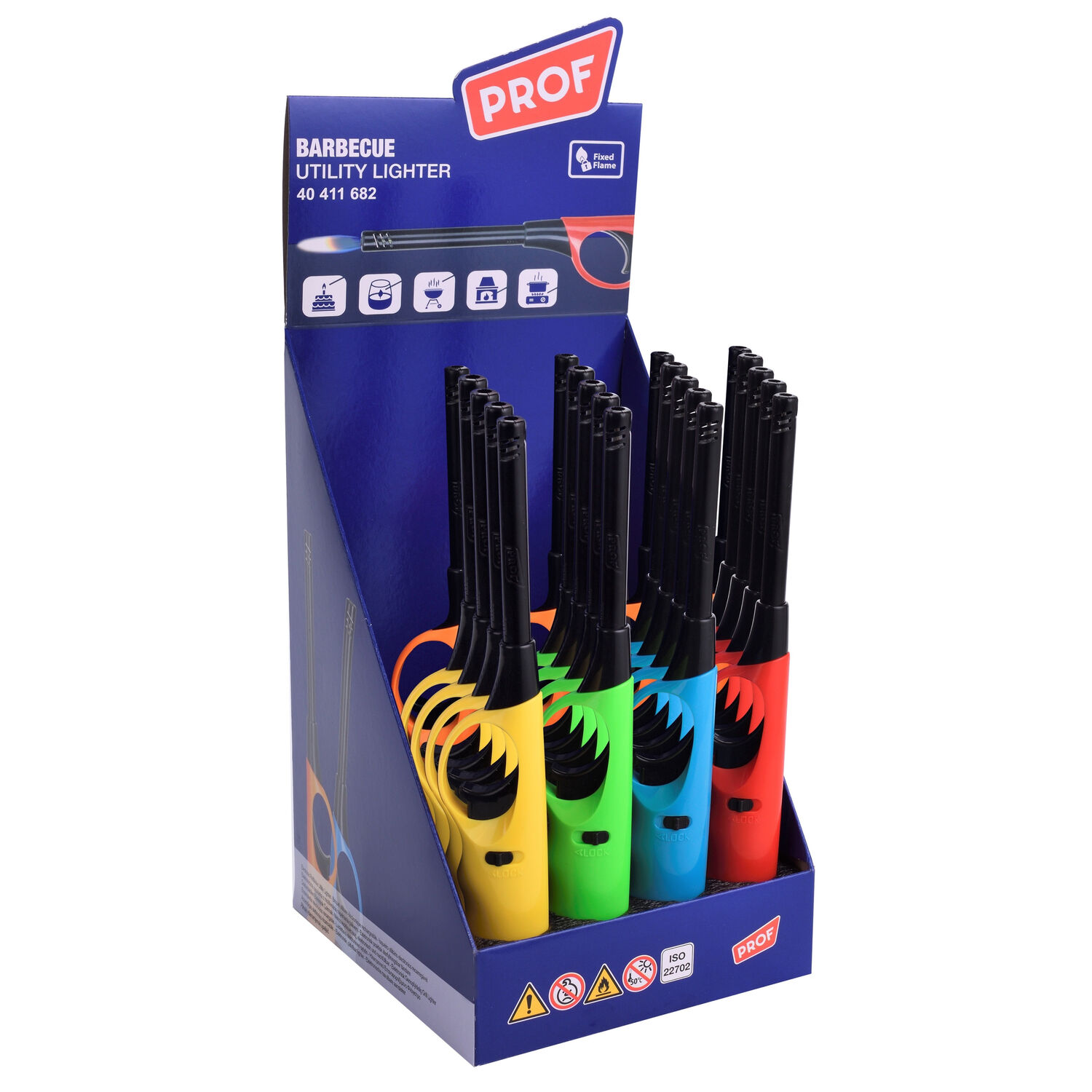 Mackerel PROF Fix Flame Ausziehbares Feuerzeug 22,6 cm