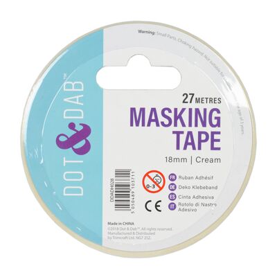 Dot & Dab Masking Tape 18mm x 27m