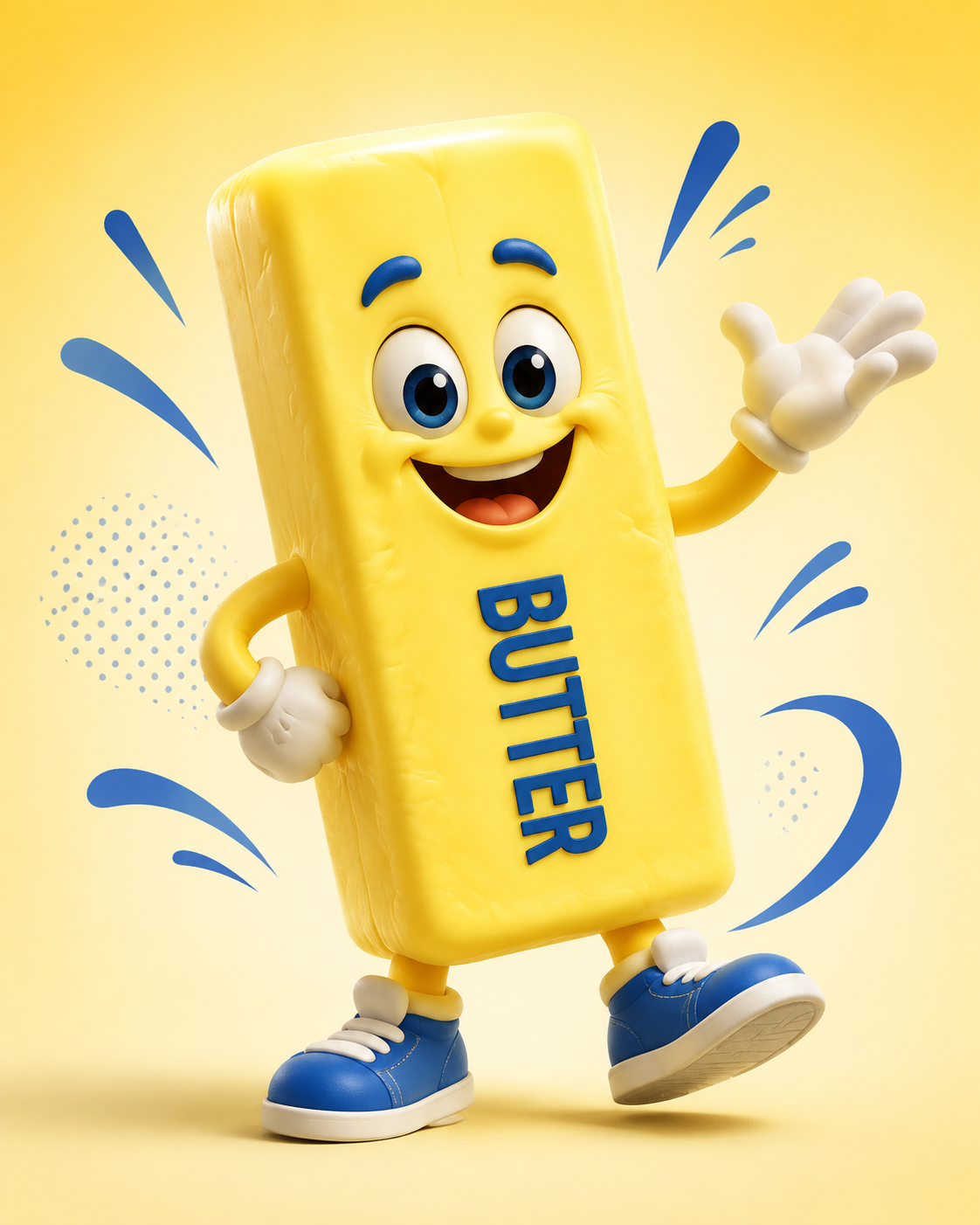 Barre de beurre Squishy - jaune