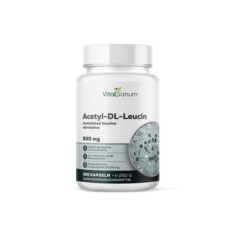 VitaSanum®- Acetyl-DL-Leucin 500 mg – 500 Kapseln