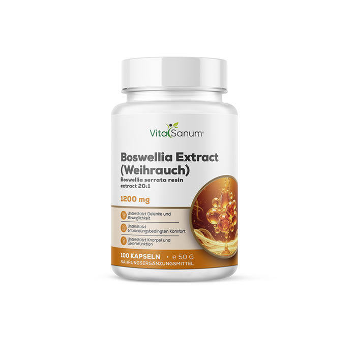 VitaSanum® - Boswellia Forte (Boswellia Serrata) 500 mg 100 Kapseln