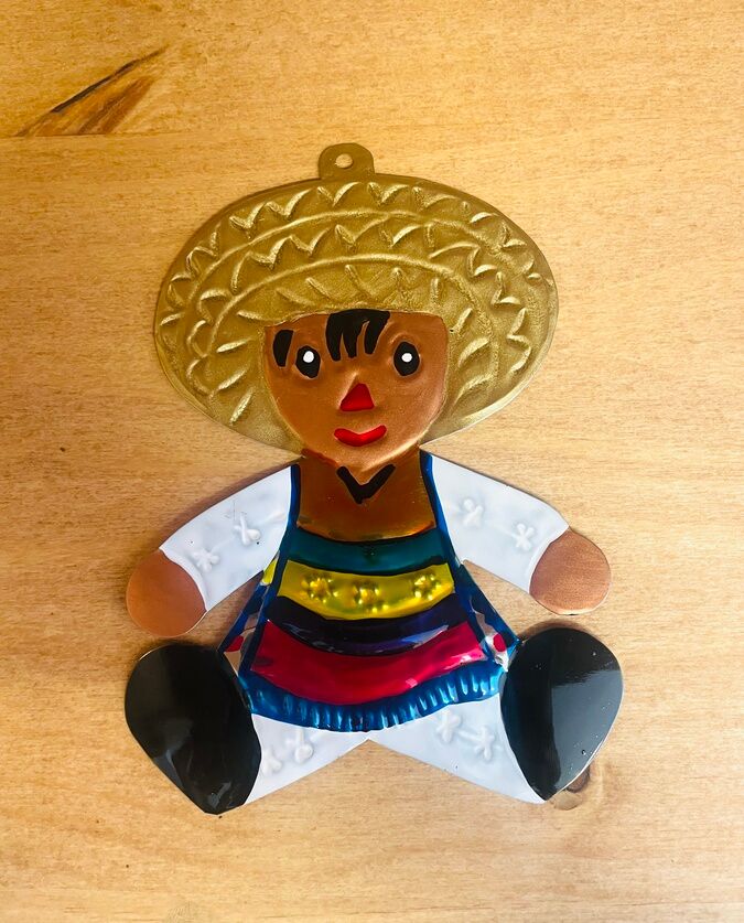 "Pepito" metal figurine