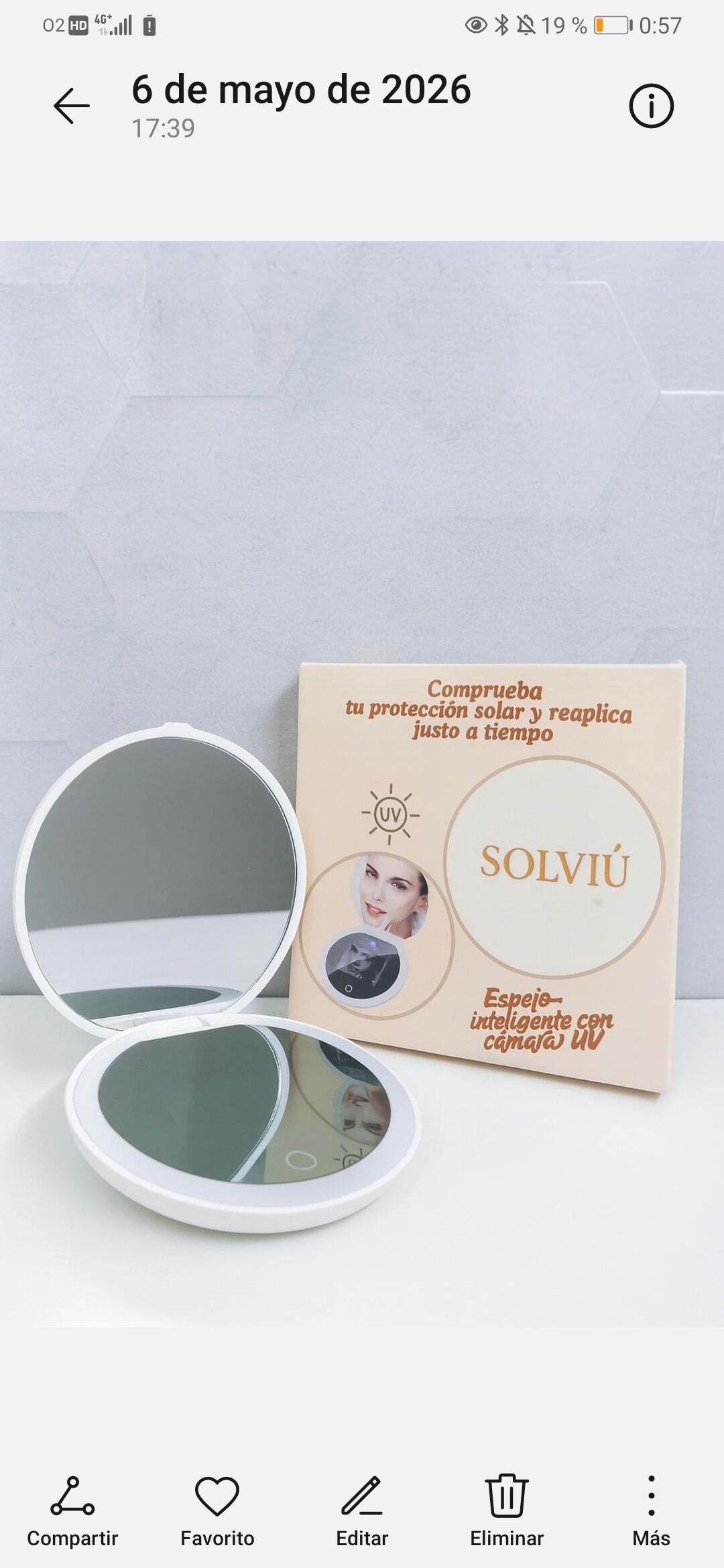 Miroir de caméra UV