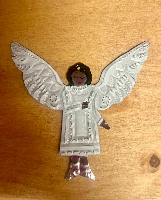 Angel Protector - White Handmade Figurine