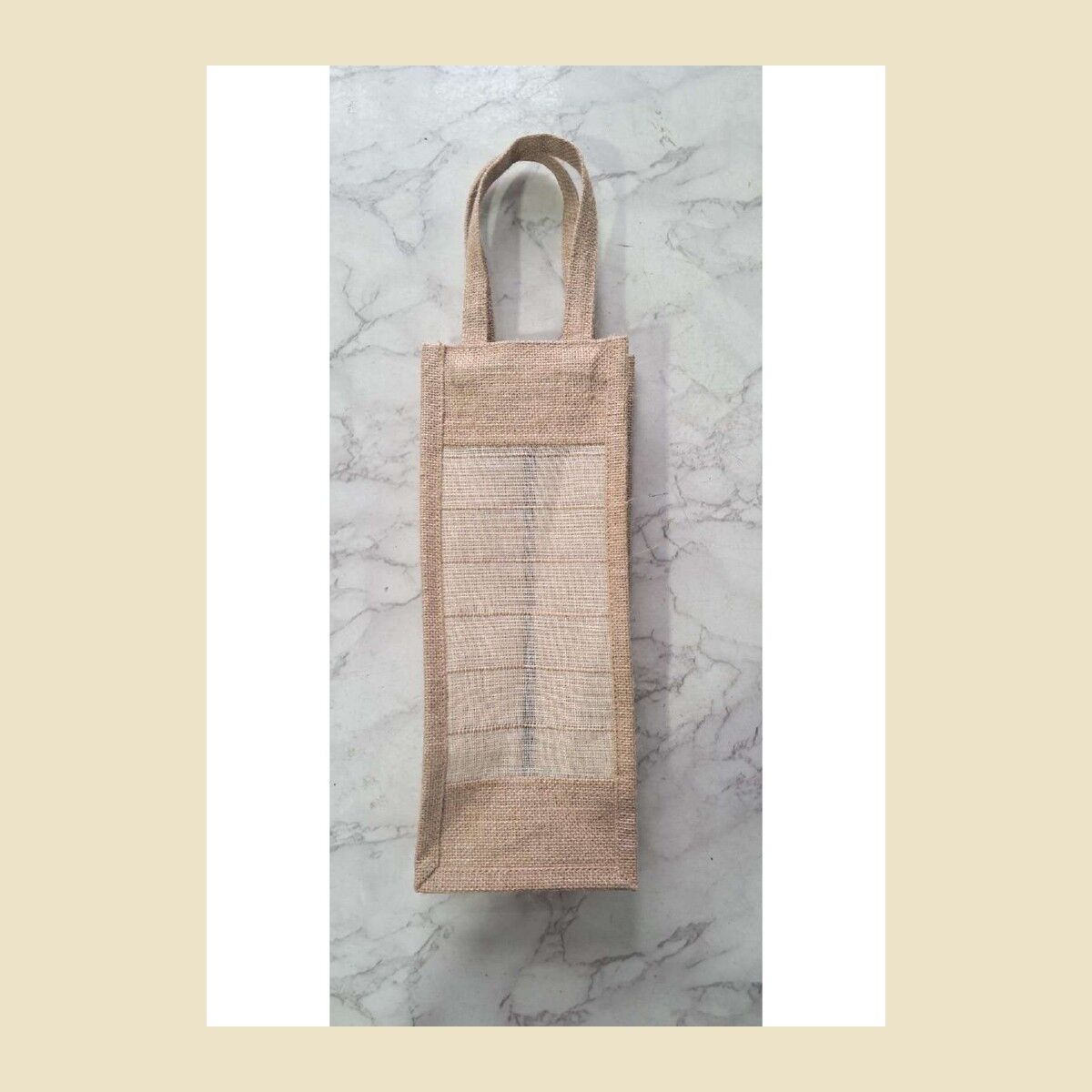 Jute Wine Bottle Bag