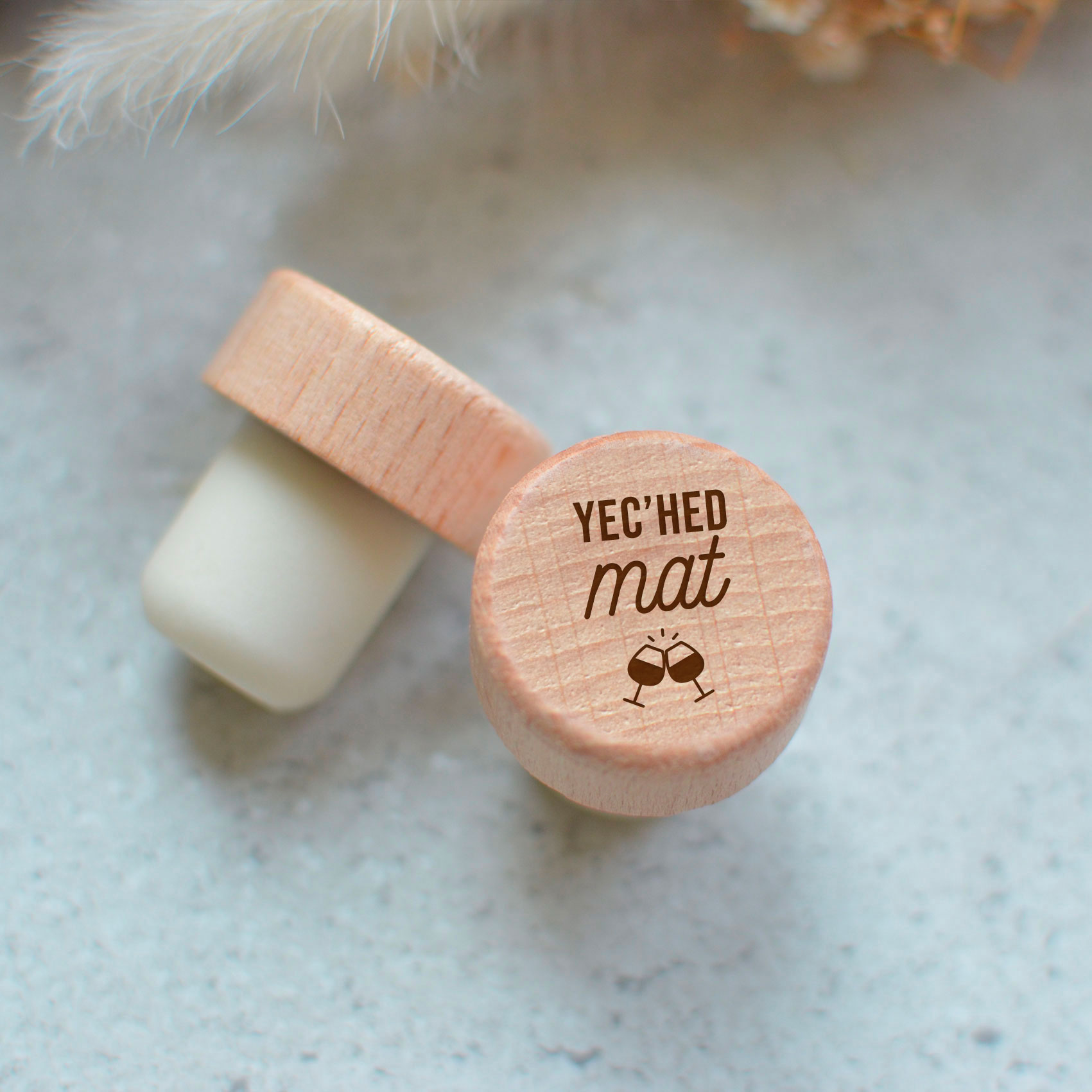 Breton bottle stopper "Yec'hed mat", Breton gift, souvenir of Brittany