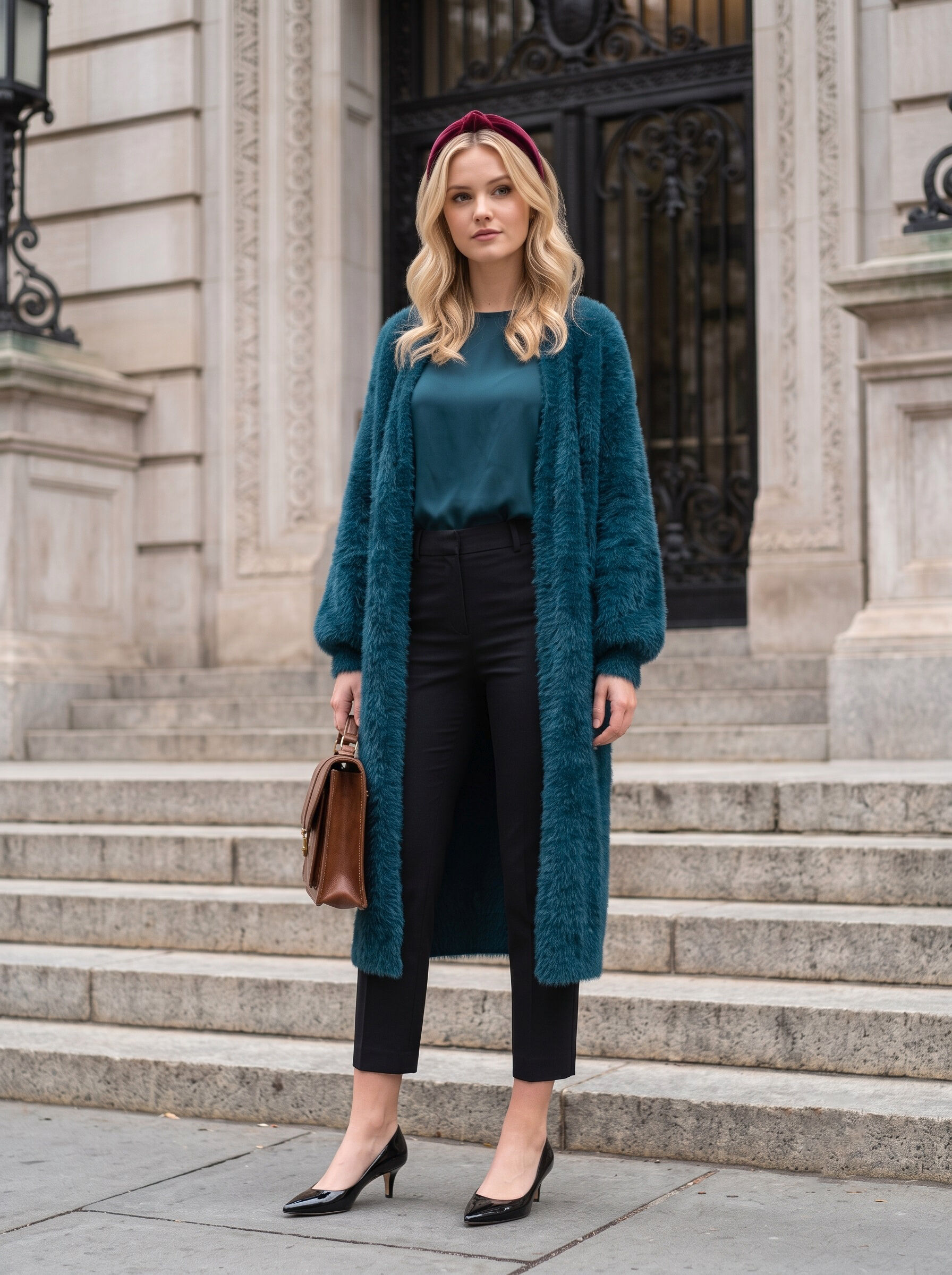 GILET LONG PILOU-PILOU ZN006