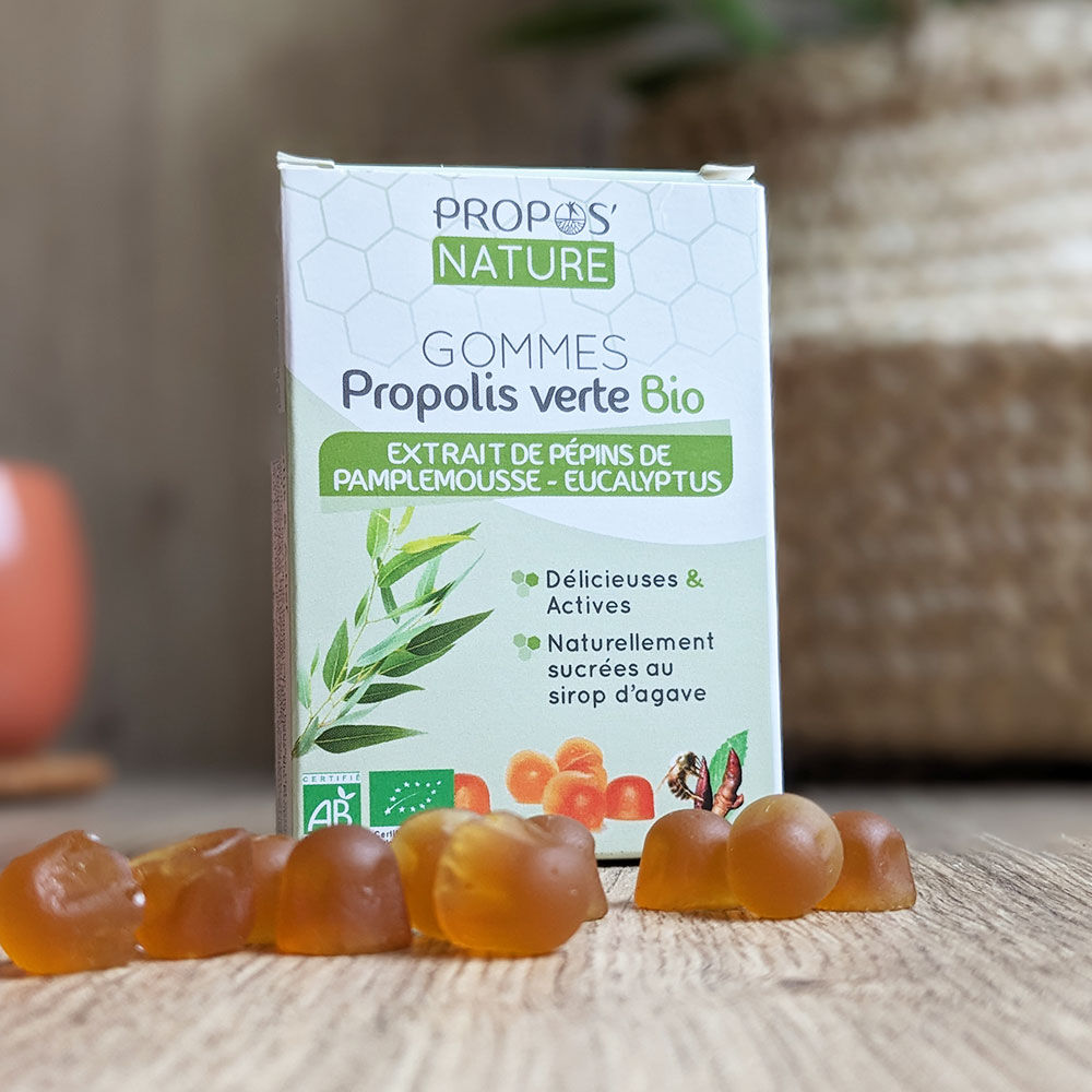Bio-Propolis, Grapefruitkernextrakt und Eukalyptusharz – Halsschmerzen – 45 g