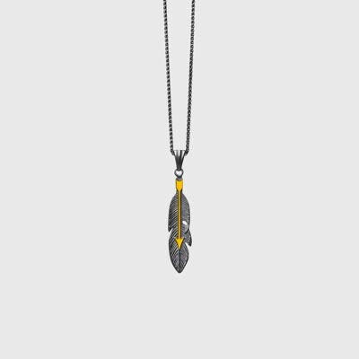 Black Feather Pendant [PRE ORDER]