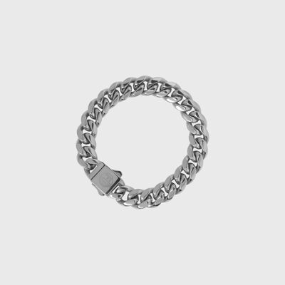 White Gold FP Cuban Bracelet