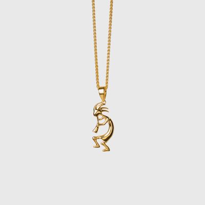 Gold KoKopelli Necklace