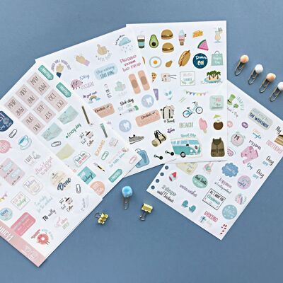 Stickers set - 5 sheets