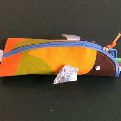 School pencil case Eco Flying Fish - set of 5