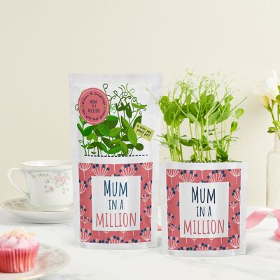 Tarjeta y regalo Mum in a Million – Greens & Greetings