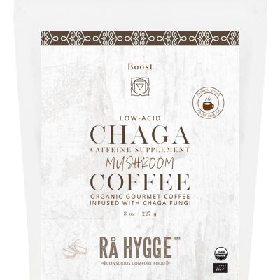 Chaga Caffeine Supplement, filter ground 227g