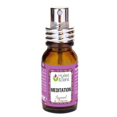 Spray d'huiles essentielles Méditation-15 ml