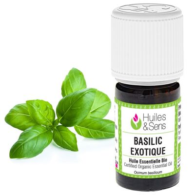 aceite esencial de albahaca exótica (orgánico) -5 ml