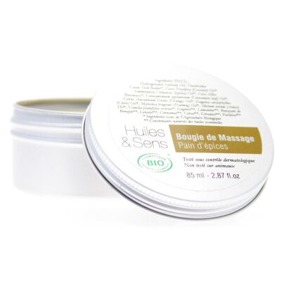 Vela Masaje Bio Bote de Jengibre 85 ml