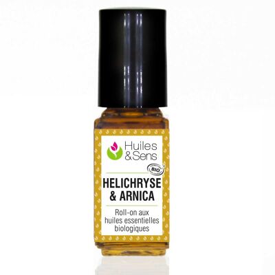 Helichrysum orgánico y árnica roll-on-5 ml