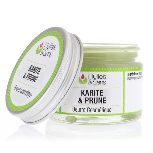 Beurre de Karité & Prune bio-pot 50 ml