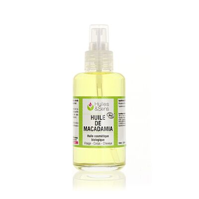 Organic Macadamia Oil - 1 liter