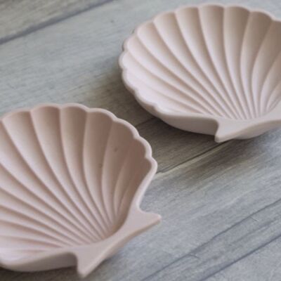 Sea Shell Trinket Dish - Light Purple