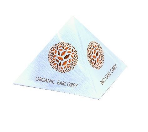 Scatola da 50 tè Earl Grey biologici in sacchetti di cristallo biodegradabili e compostabili