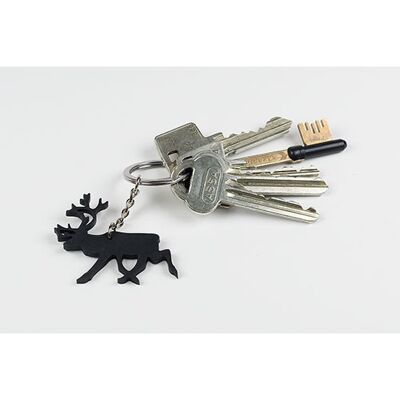 Keyring Reindeer, black