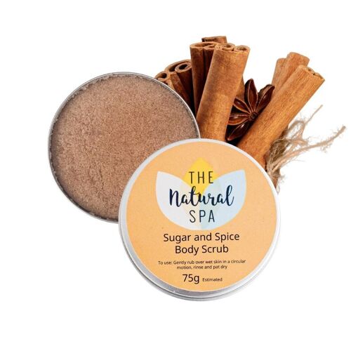 Spiced Body Scrub -  All natural 75g