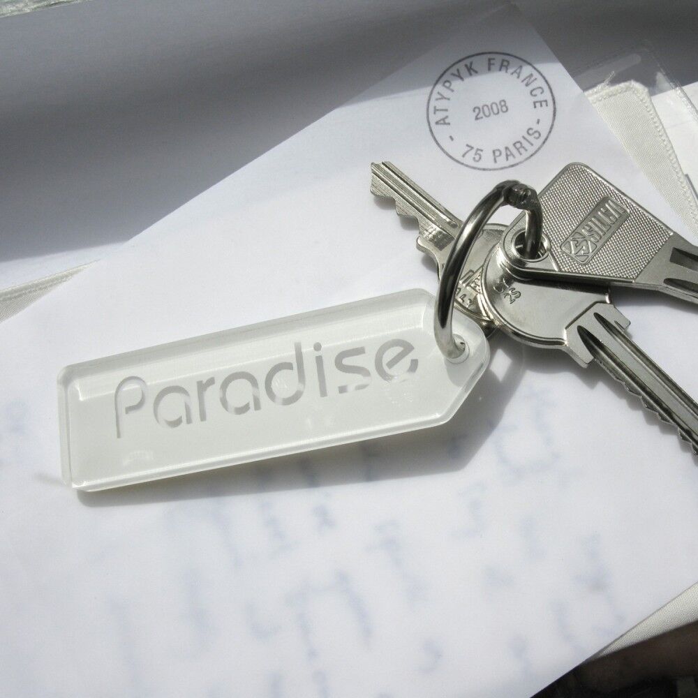 Paradies-Schlüsselanhänger