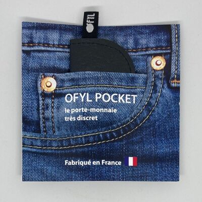 Porte-monnaie minimaliste Ofyl Pocket Noir